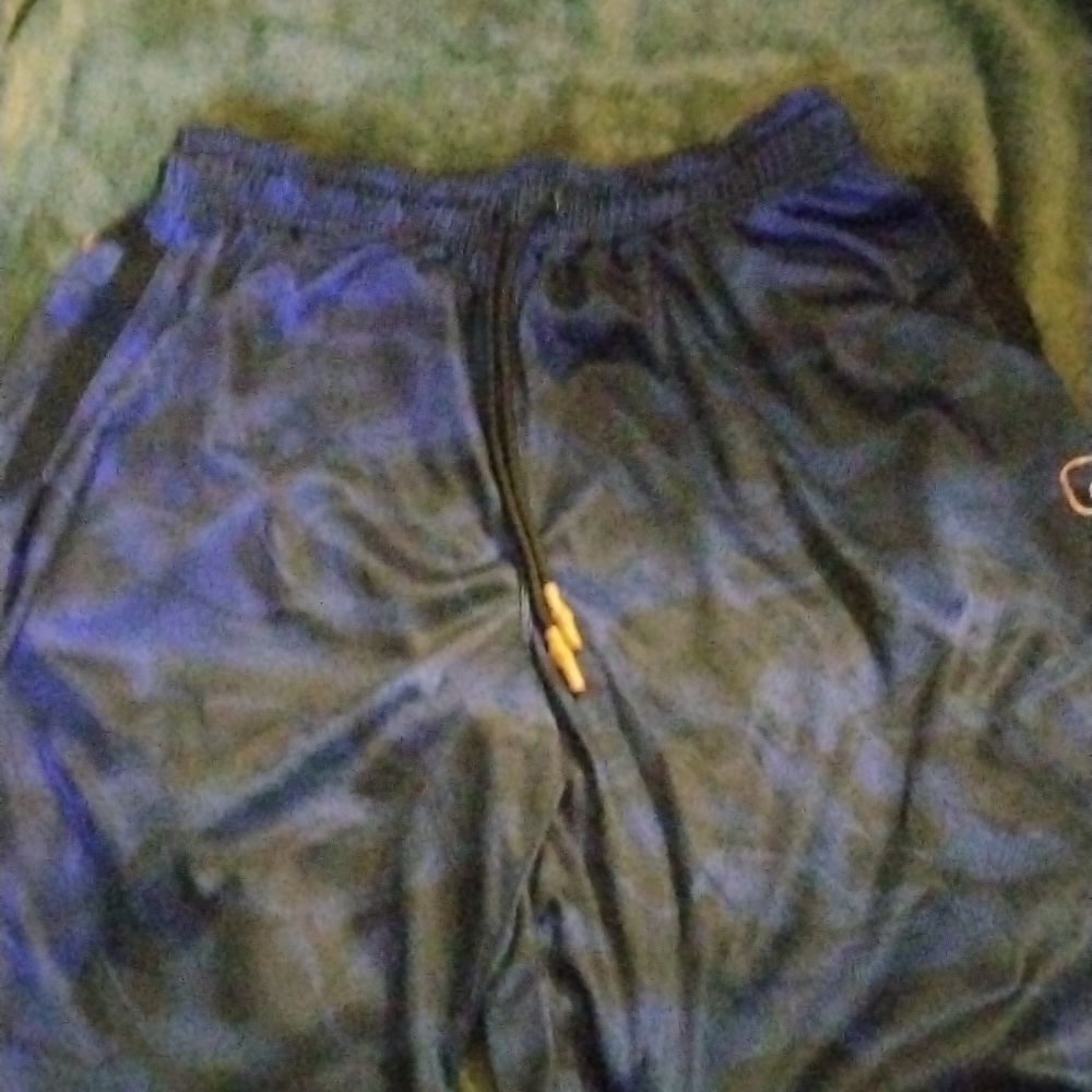 And 1 shorts, lightly used, Medium, Blue Black and Orange